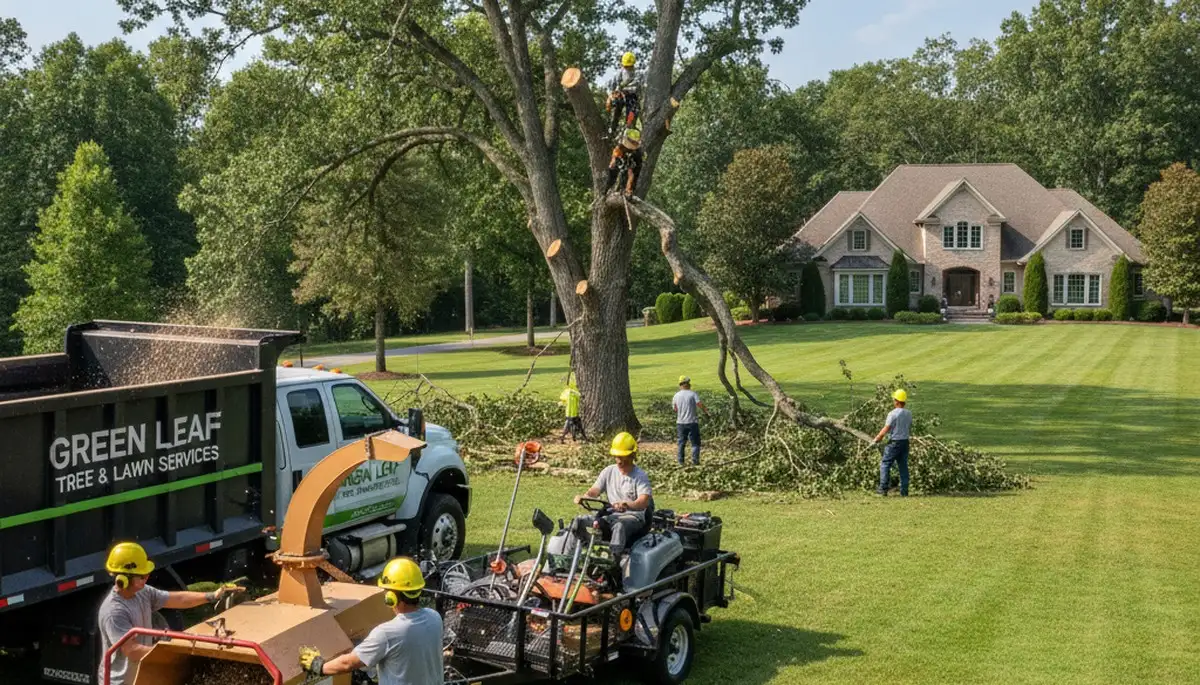 Professional lawn care and tree removal service in Arlington, TX by Chop Chop Tree experts