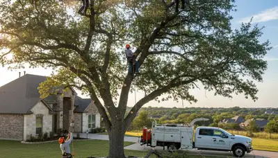 Professional tree removal service in Arlington TX by certified local arborists