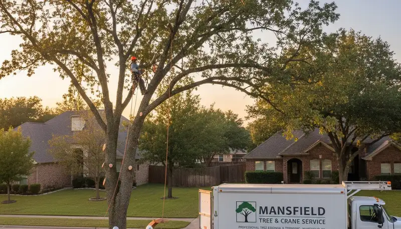 Professional tree removal service in Arlington TX by certified arborists